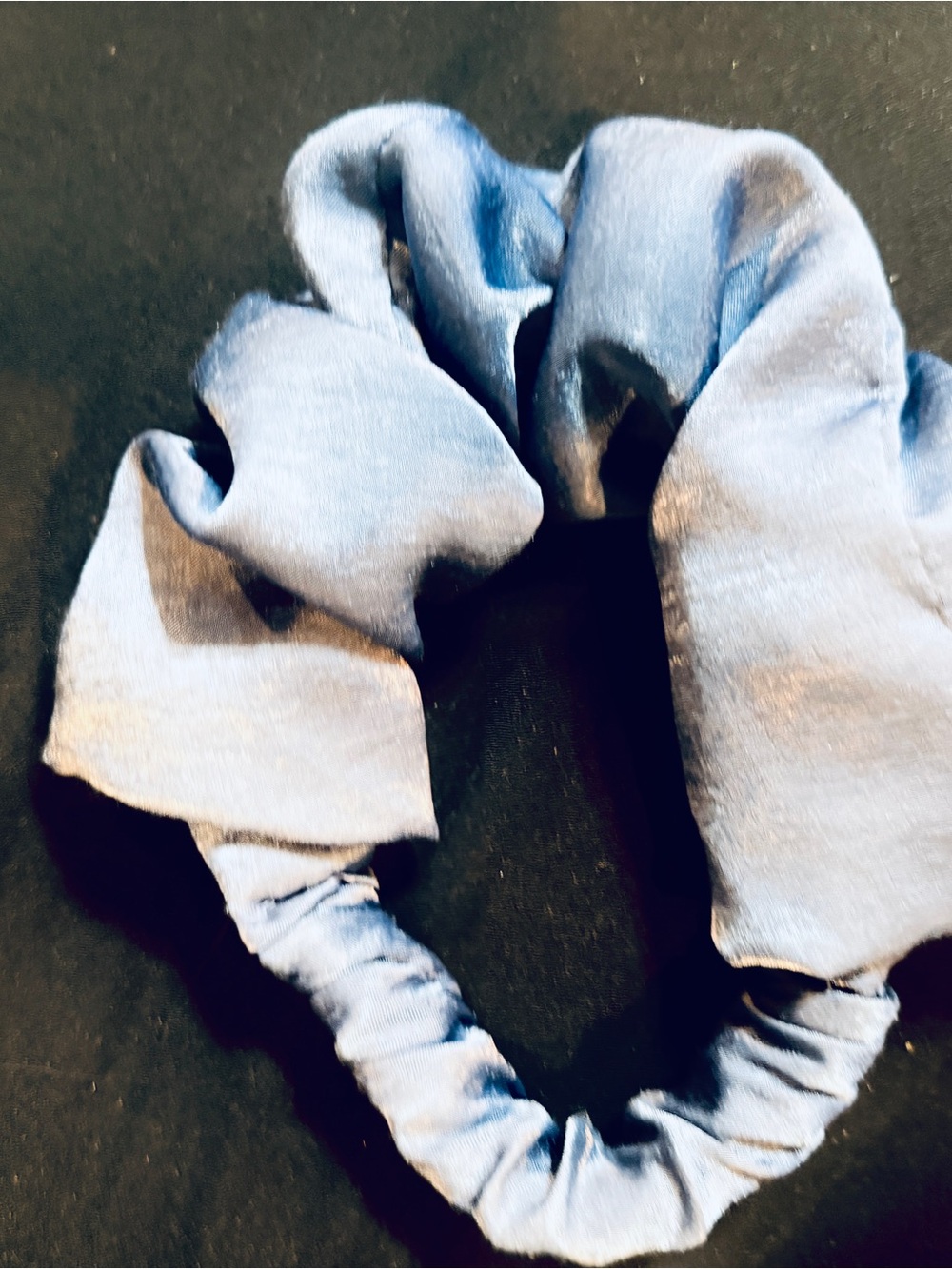 Blue Women's Jeans Scrunchie - Classic Denim Hair Accessory